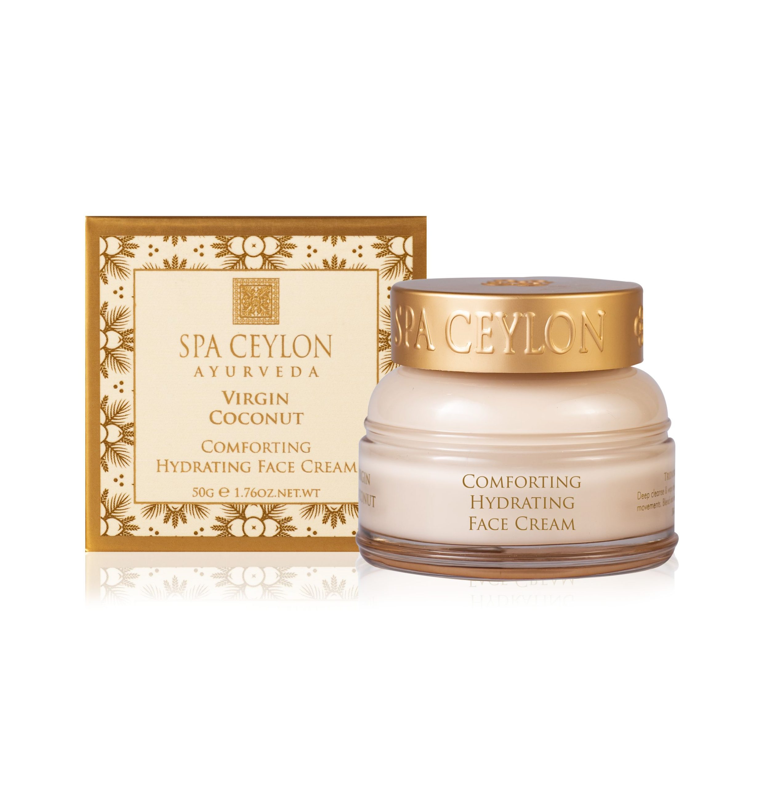 31922_VIRGIN COCONUT_- Comforting Hydrating Face Cream_Box_50g_Box & jar